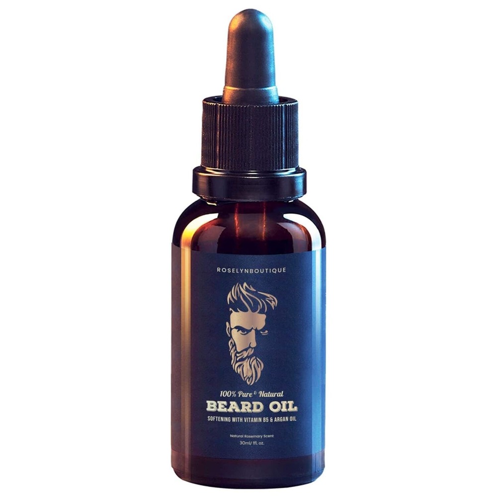 Beard Oil for Men - Pure Plant-Based Extract with Pro-Vitamin B5 Hair Beard Grow